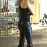 Brie Larson teasing her ass for men