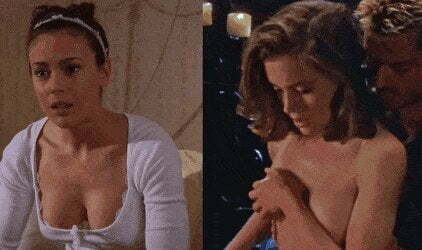 Alyssa Milano on/off Charmed and Poison Ivy II