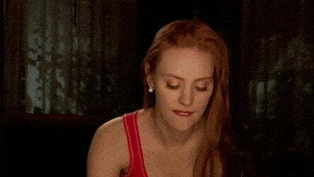 Deborah Ann Woll as a vampire is even hotter than she is already. Who would risk trying to fuck her in a hotelsuite after meeting her in the city?