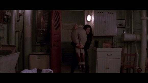 Kristy Swanson's butt carried by Catherine Zeta Jones