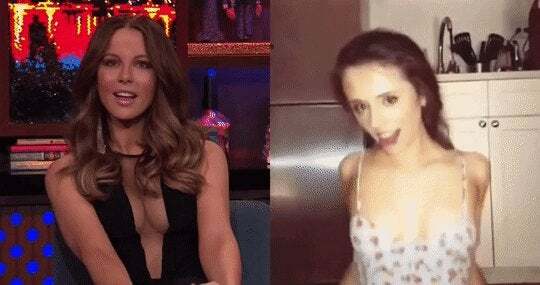 Kate Beckinsale & her daughter Lily Mo Sheen being sexy in their own ways