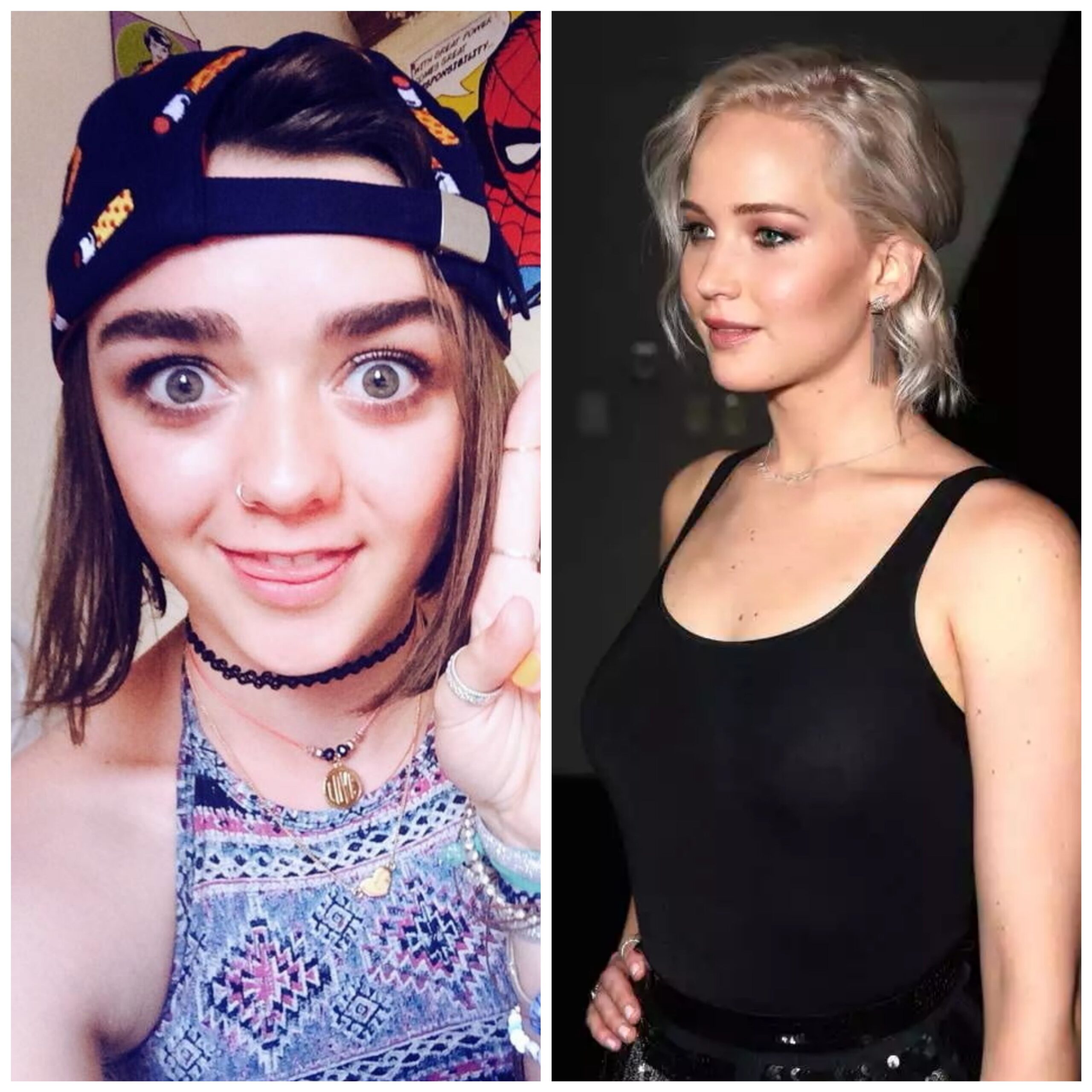 Any hung buds for Maisie Williams or Jennifer Lawrence