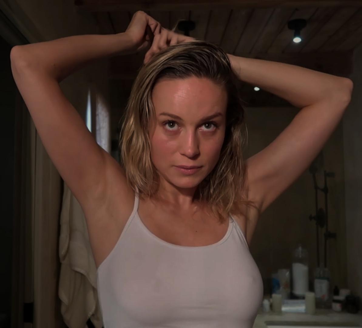 Brie Larson like this bound with her hands tied behind