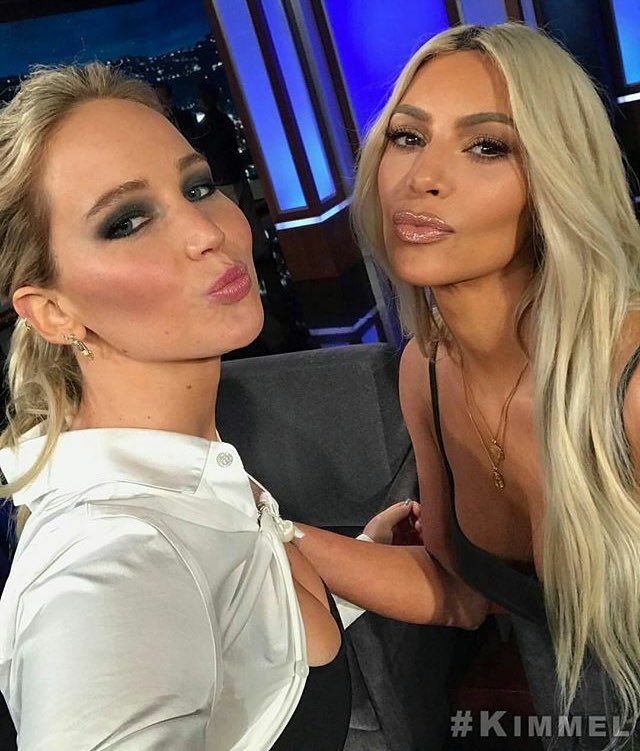 Jennifer Lawrence & Kim Kardashian Sexy (47 Pics + Gifs & Video)