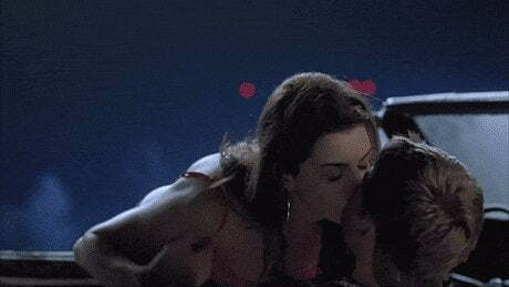 You know you’re gonna get the blowjob of a lifetime when Anne Hathaway goes down on you like this (Havoc, 2005).