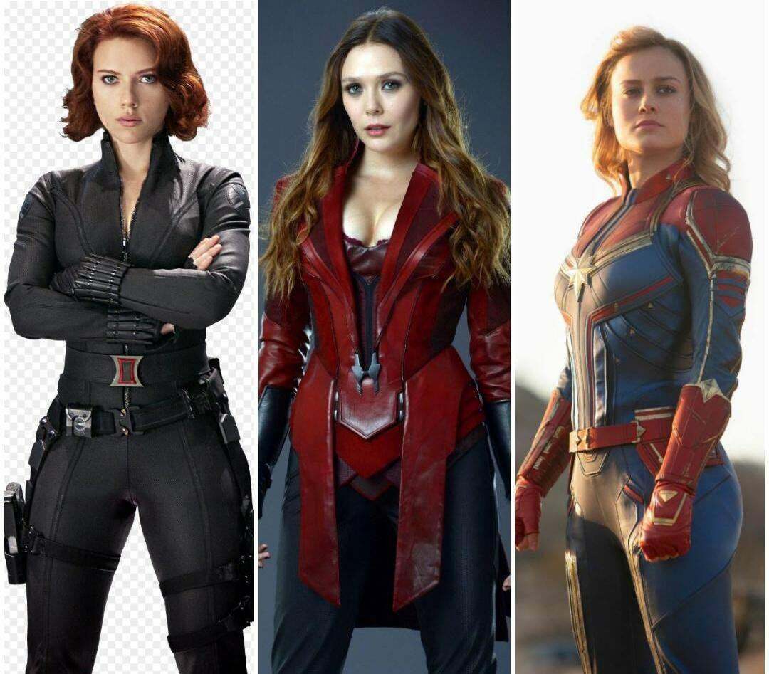 I wonder if any superhero actresses attend Halloween parties in their costumes just get everyone hard? [Scarlett Johansson, Elizabeth Olsen, Brie Larson]