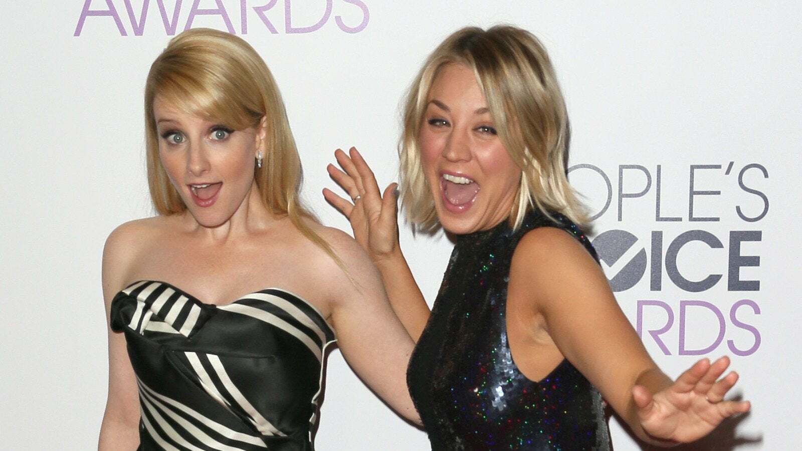 Melissa Rauch and Kaley Cuoco ready to share a huge load