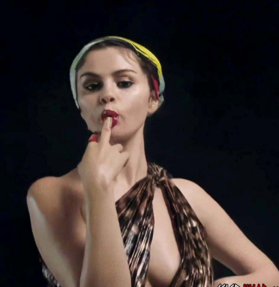 Selena Gomez finger licking good