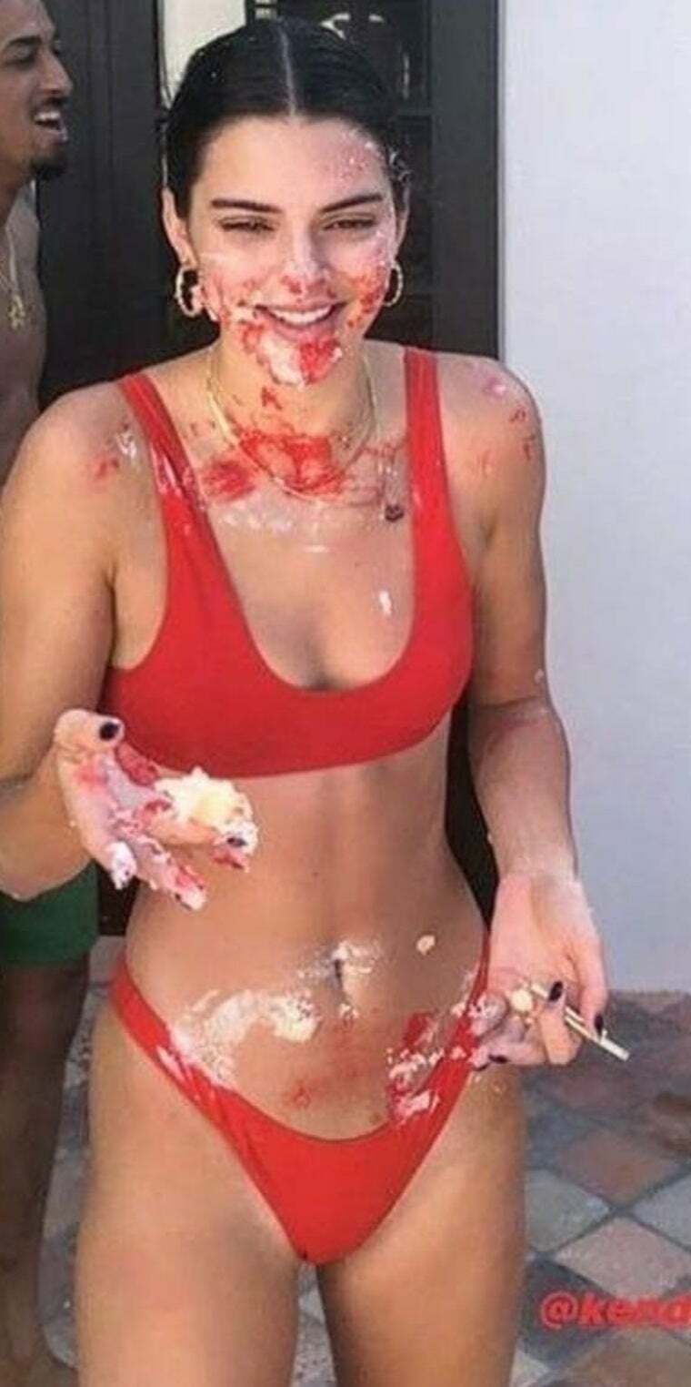 Right now, there's nothing I wanna do more than lick cake off Kendall Jenner. And I wouldn't wanna do it alone either.