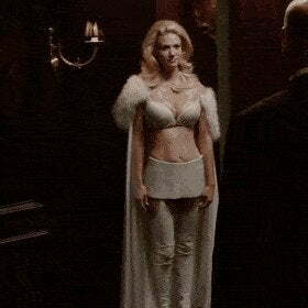 January Jones sexy plot in X-Men First Class