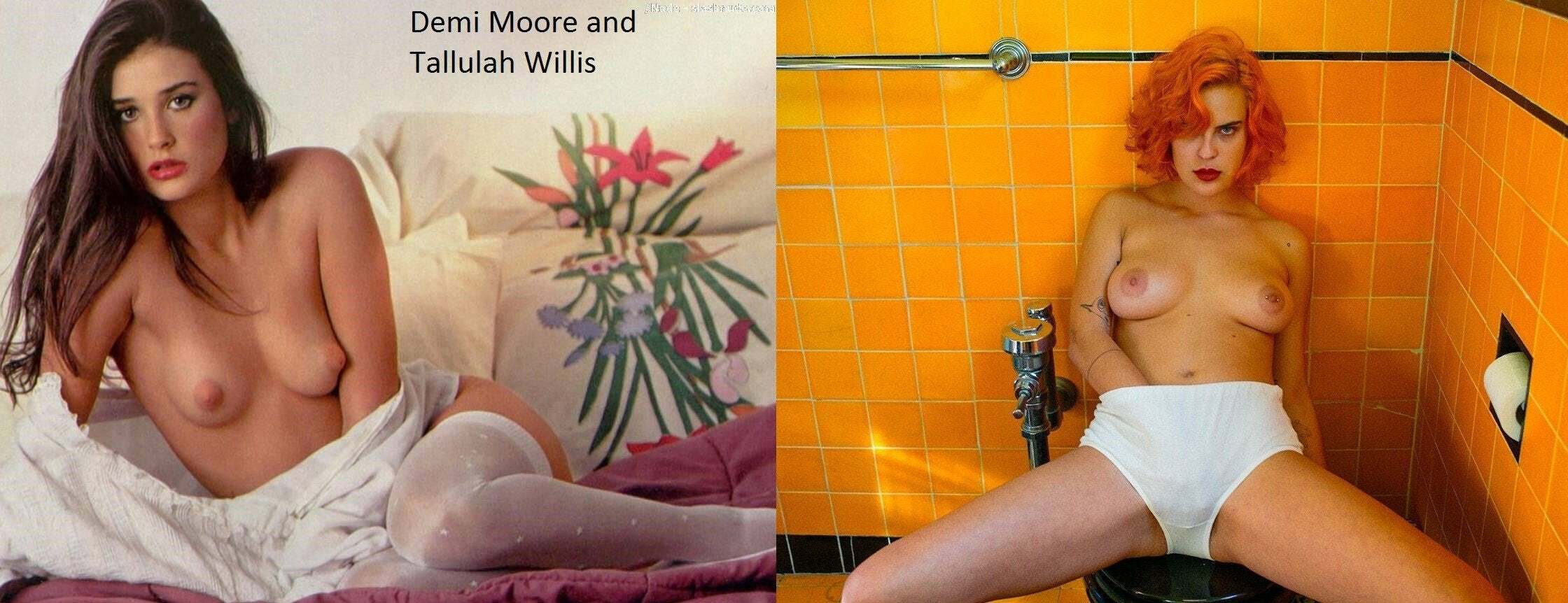 Moore nude pics demi Demi Moore