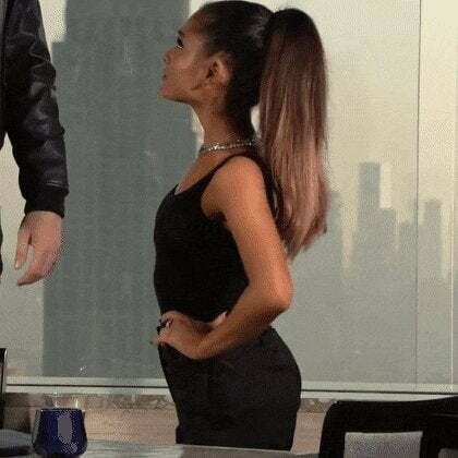 Ariana Grande needs that ponytail put to good use