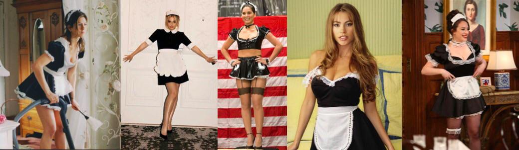 Who’s the sexier French Maid: Jennifer Aniston, Olivia Holt, Olivia Munn, Sofia Vergara, or Kat Dennings?