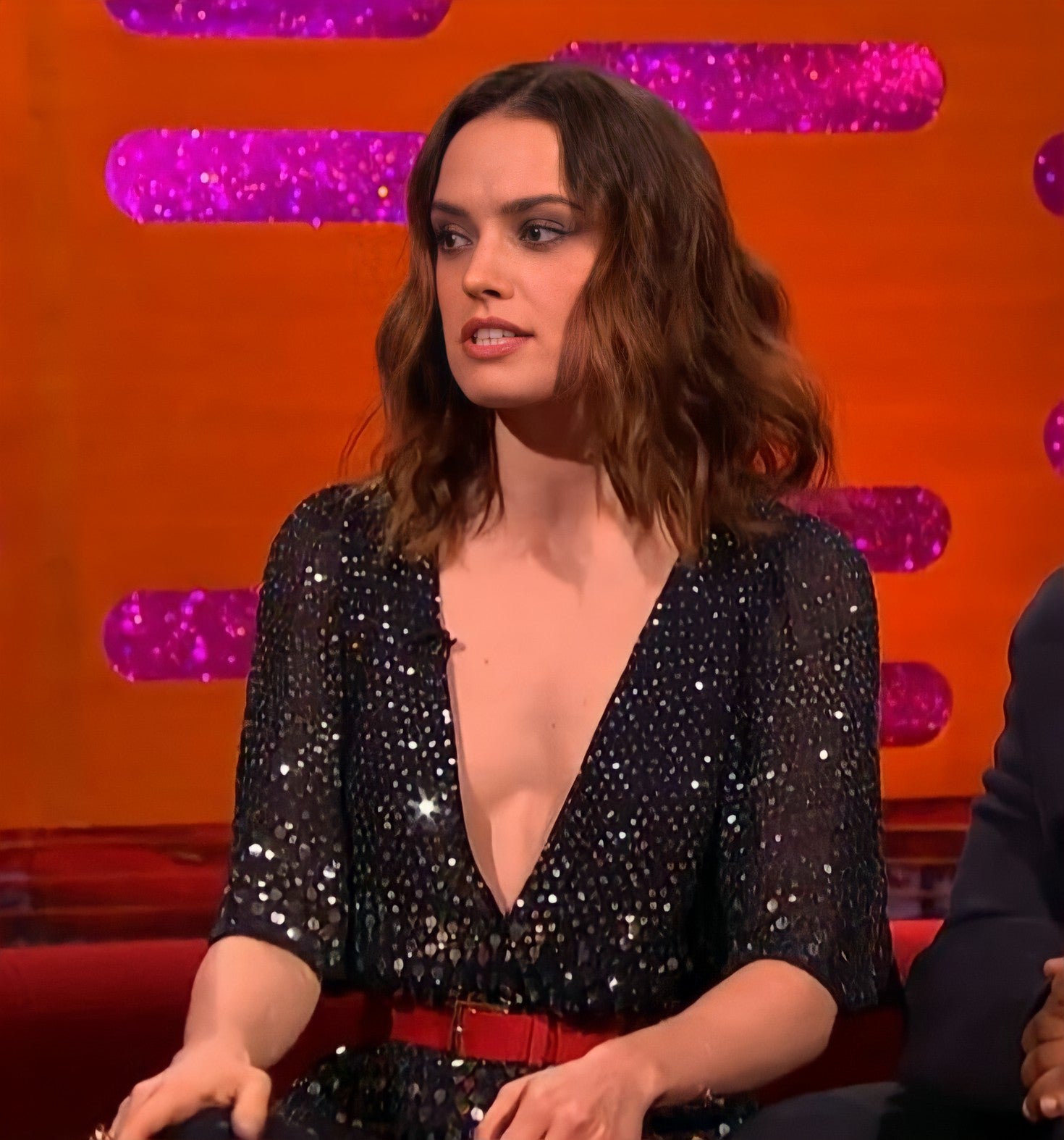 Daisy Ridley's face when she sees the ropes and whips you've brought for her. How rough would you be with her?