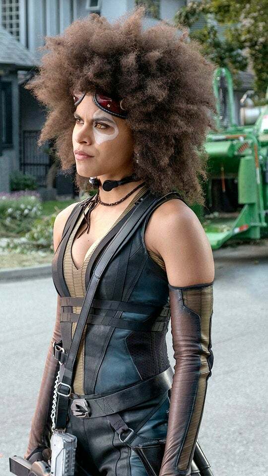Zazie Beetz proving being lucky is a power and looking hot AF while doing it.