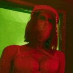 Alexandra Daddario wearing lingerie in Songbird