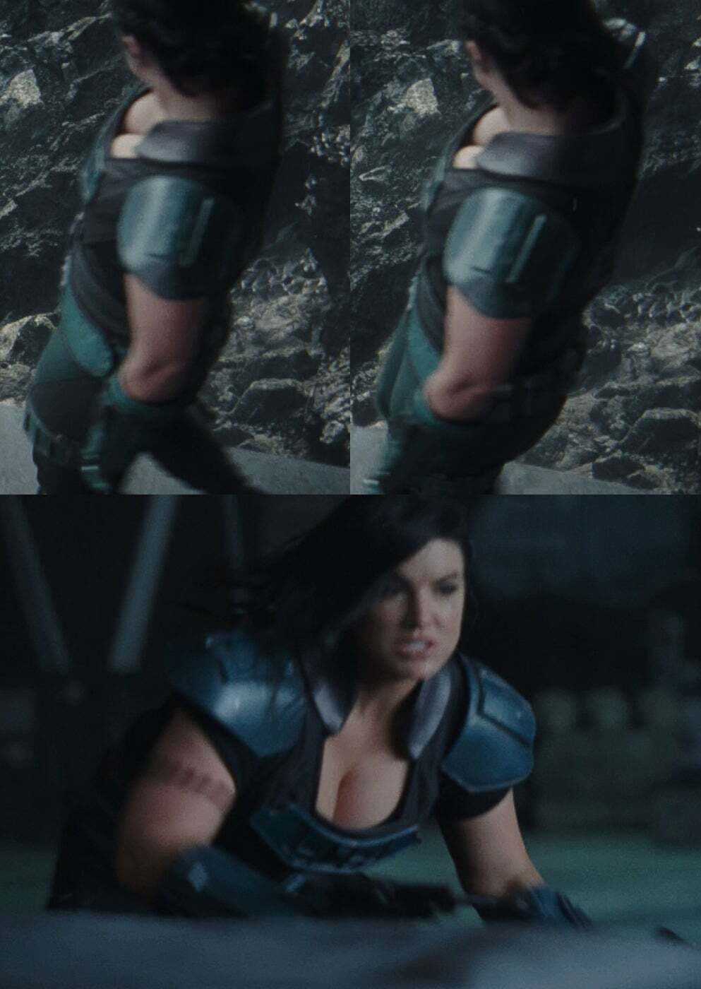 Cara Dune must've been the most used fucktoy in the rebel army with tits like that. (Gina Carano)