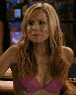 Kristen Bell would be so good in a gangbang. Her tight and petite body quivering as she's pumped full of cocks