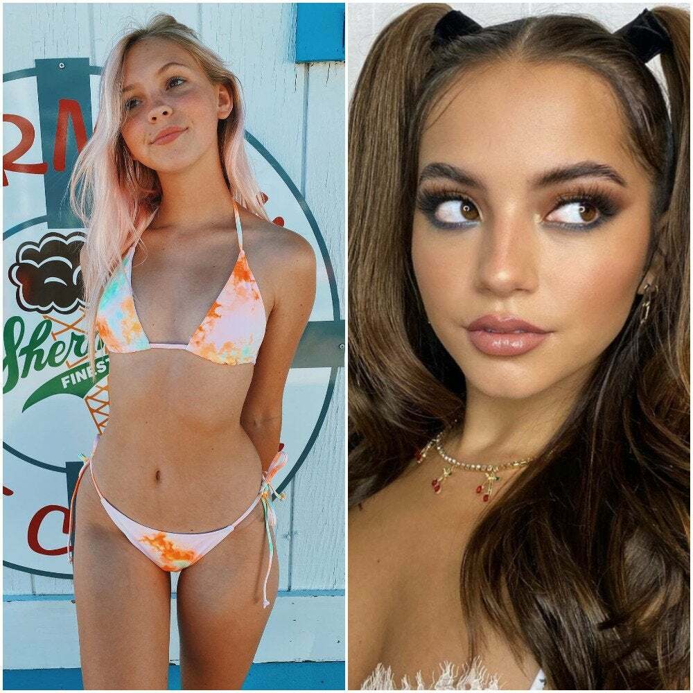 I want Jordyn Jones and Isabela Moner slobbering over my cock at the same time