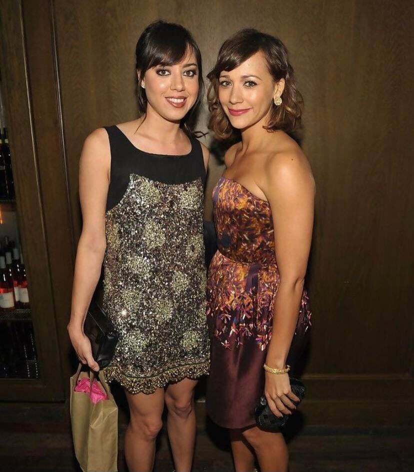 I need a sloppy double blowjob from Aubrey Plaza and Rashida Jones