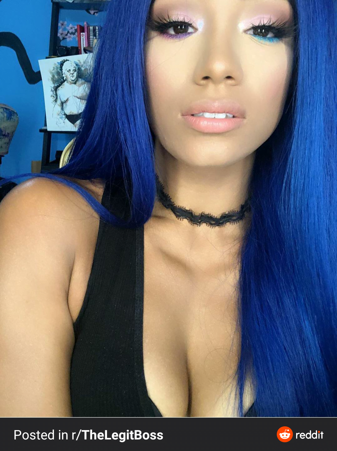 Sasha Banks needs some horny perverts to worship her tits