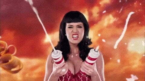 Since Katy Perry had a baby I never thought of the fact that she now might actually be capable of doing this.