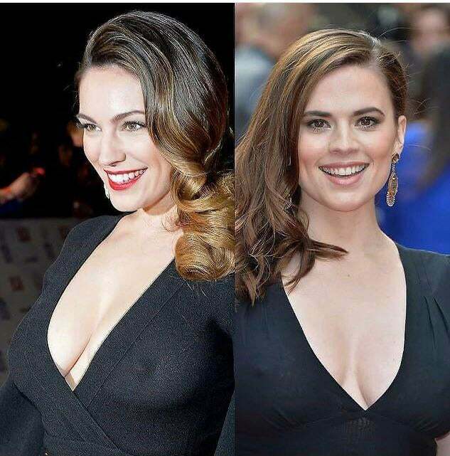 Who do you think sucks and fucks better, Kelly Brook or Hayley Atwell