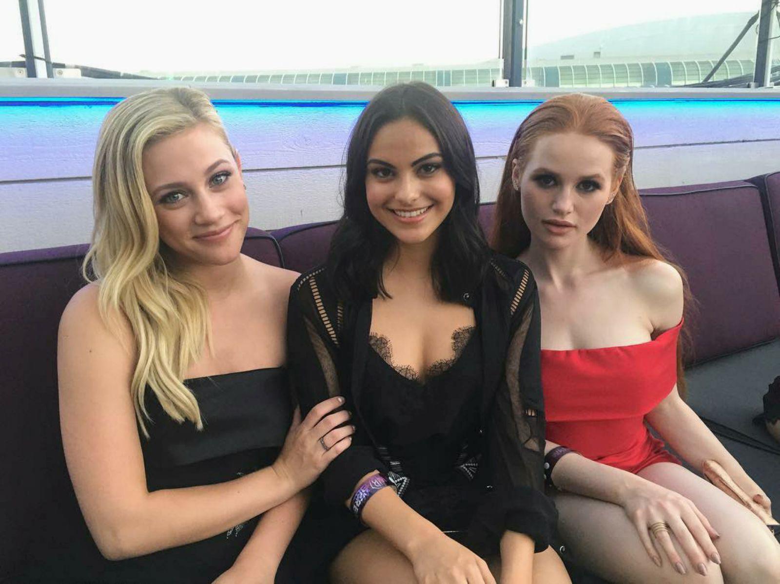 Lili Reinhart Camila Mendes and Madeleine Petsch are the perfect trio of blonde, black and redheads