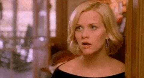 Reese Witherspoon accidentally walking in on you changing...