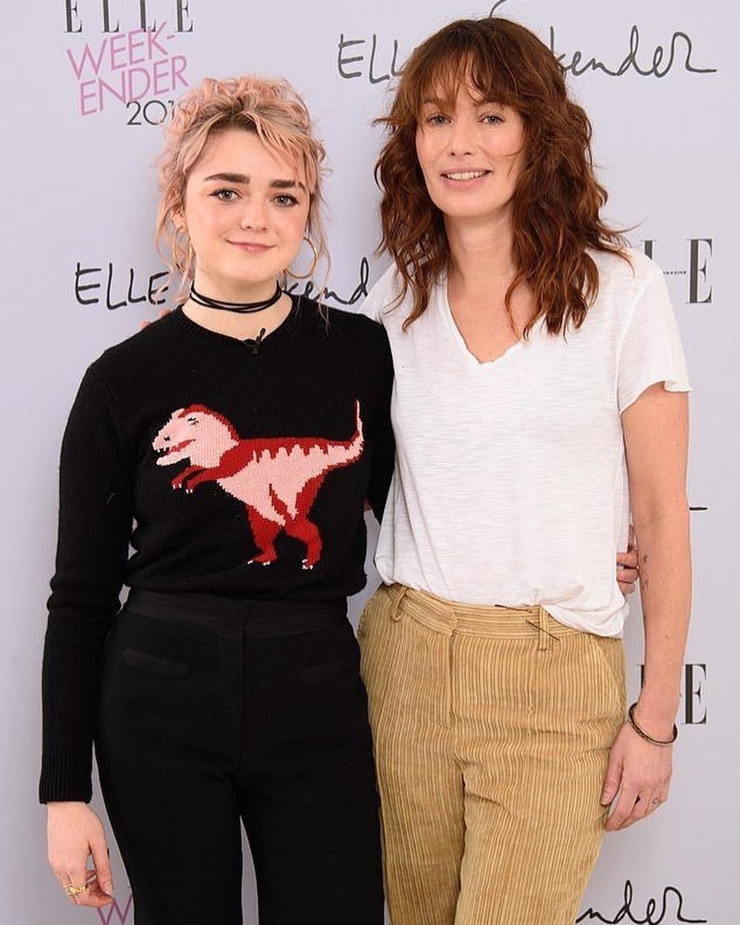 Maisie Williams and Lena Headey would be such a fun threesome