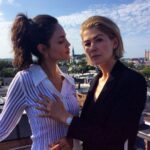 Eiza Gonzalez and “her woman” Rosamund Pike