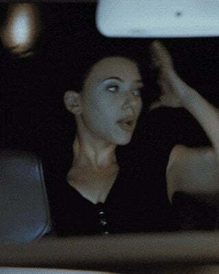 Scarlett Johansson getting ready to use you to her liking in the backseat