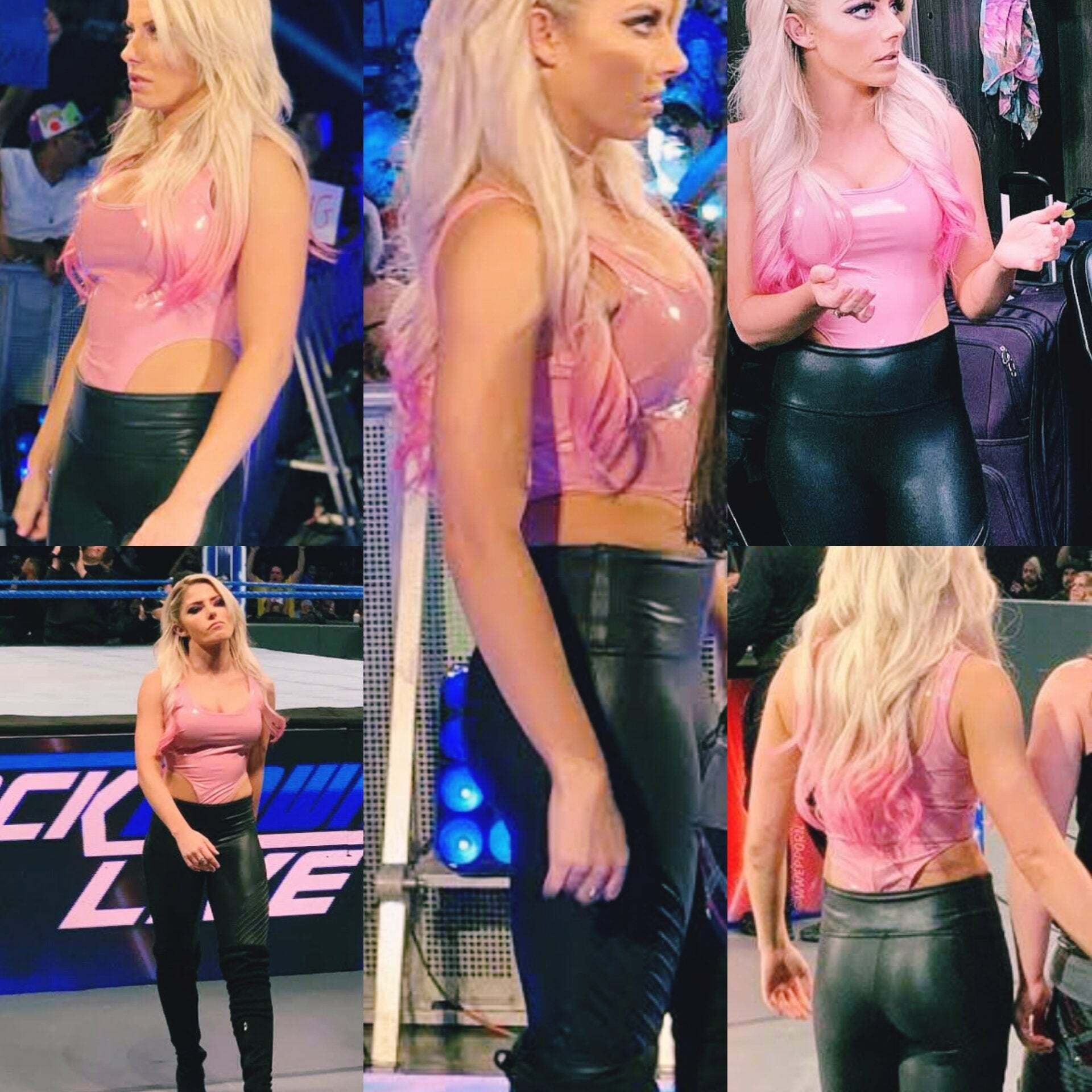 Imagine if Alexa Bliss wore this outfit without the leather pants?