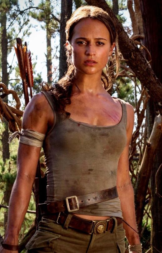 Alicia Vikander is so hot as Tomb Raider