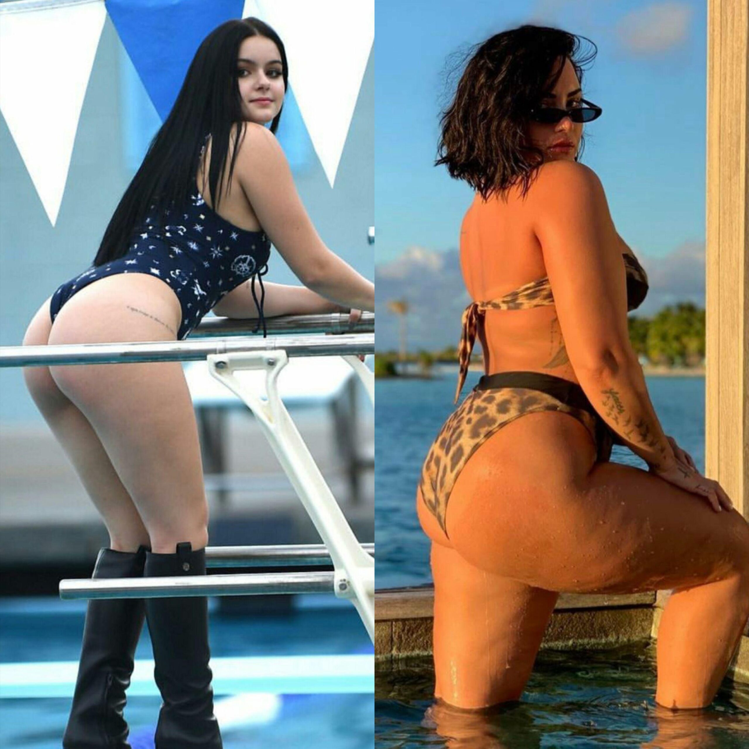 Ariel Winter and Demi Lovato have the most perfect phat