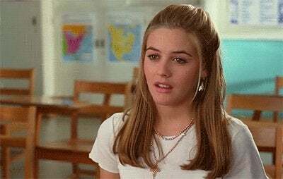 Remember that student who wasn’t working on her exam? Well you’ve given her detention after school... [Alicia Silverstone]