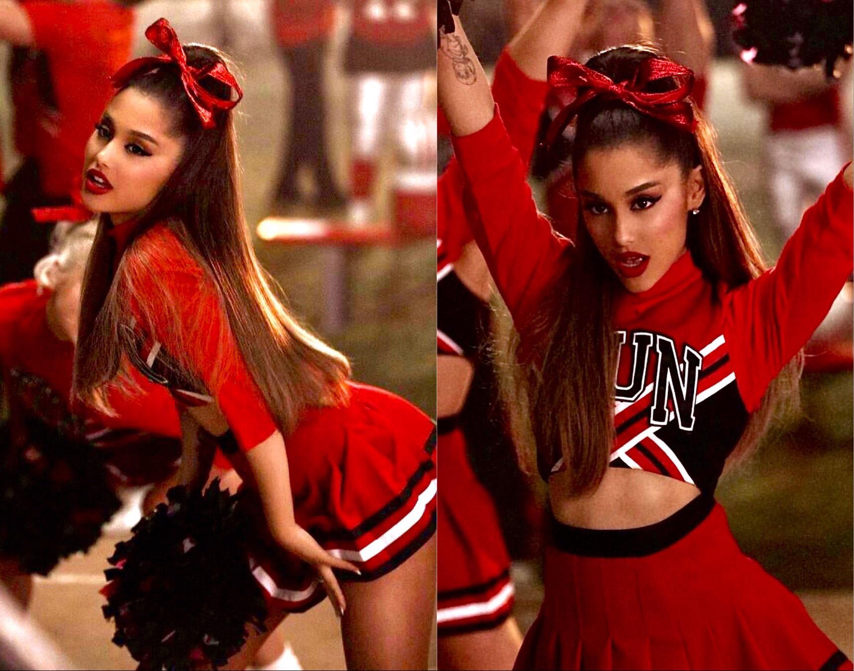 Ariana Grande as a sexy cheerleader is too much to handle