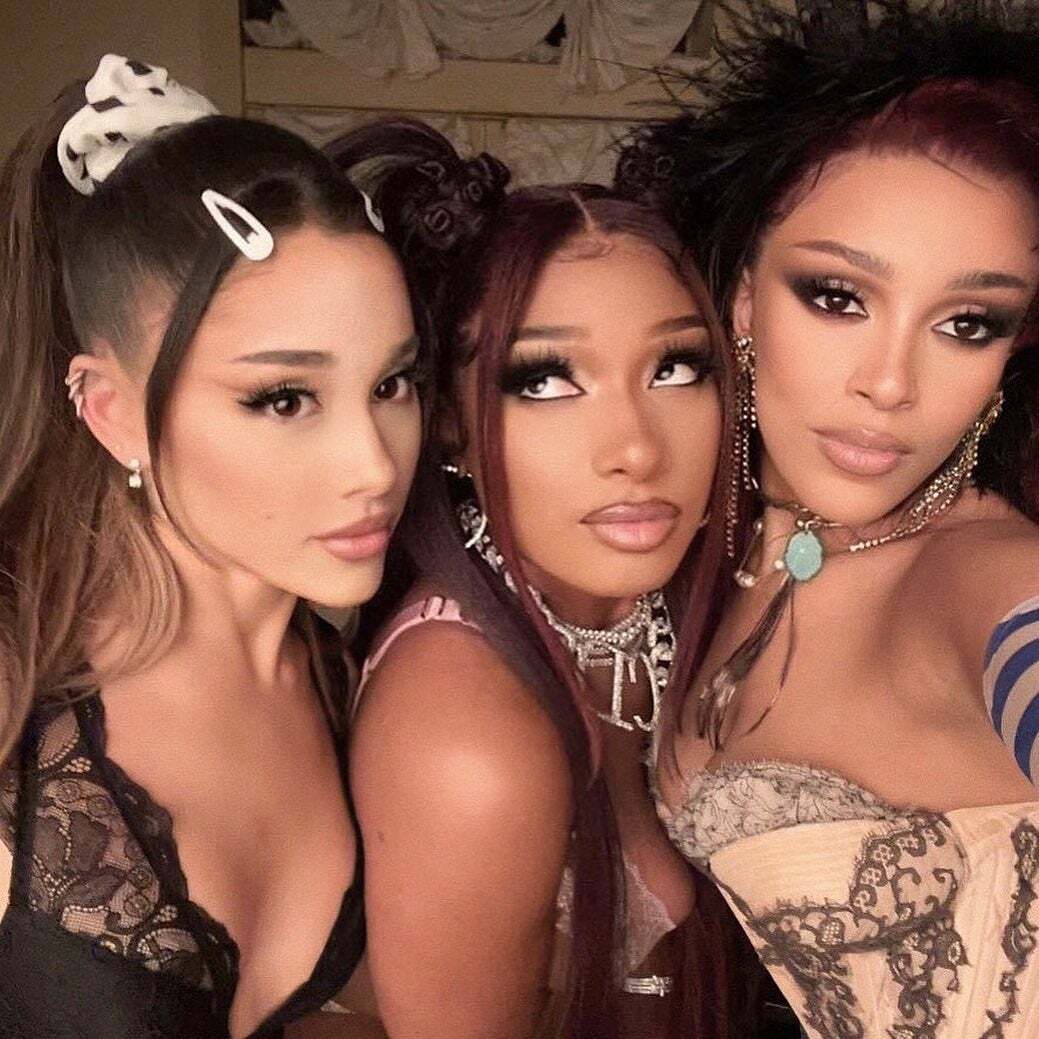 Ariana Grande, Doja Cat and Megan the Stallion are the Ideal Trio 🤤