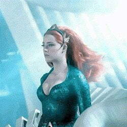 Watching Aquaman getting his ass kicked, knowing if you win she becomes your sex slave... [Amber Heard]