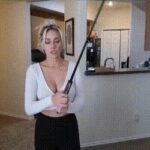 Paige Spiranac and golf skills