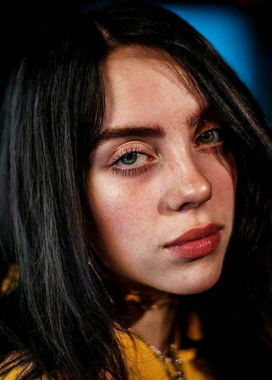 unload a thick one on Billie Eilish hot face