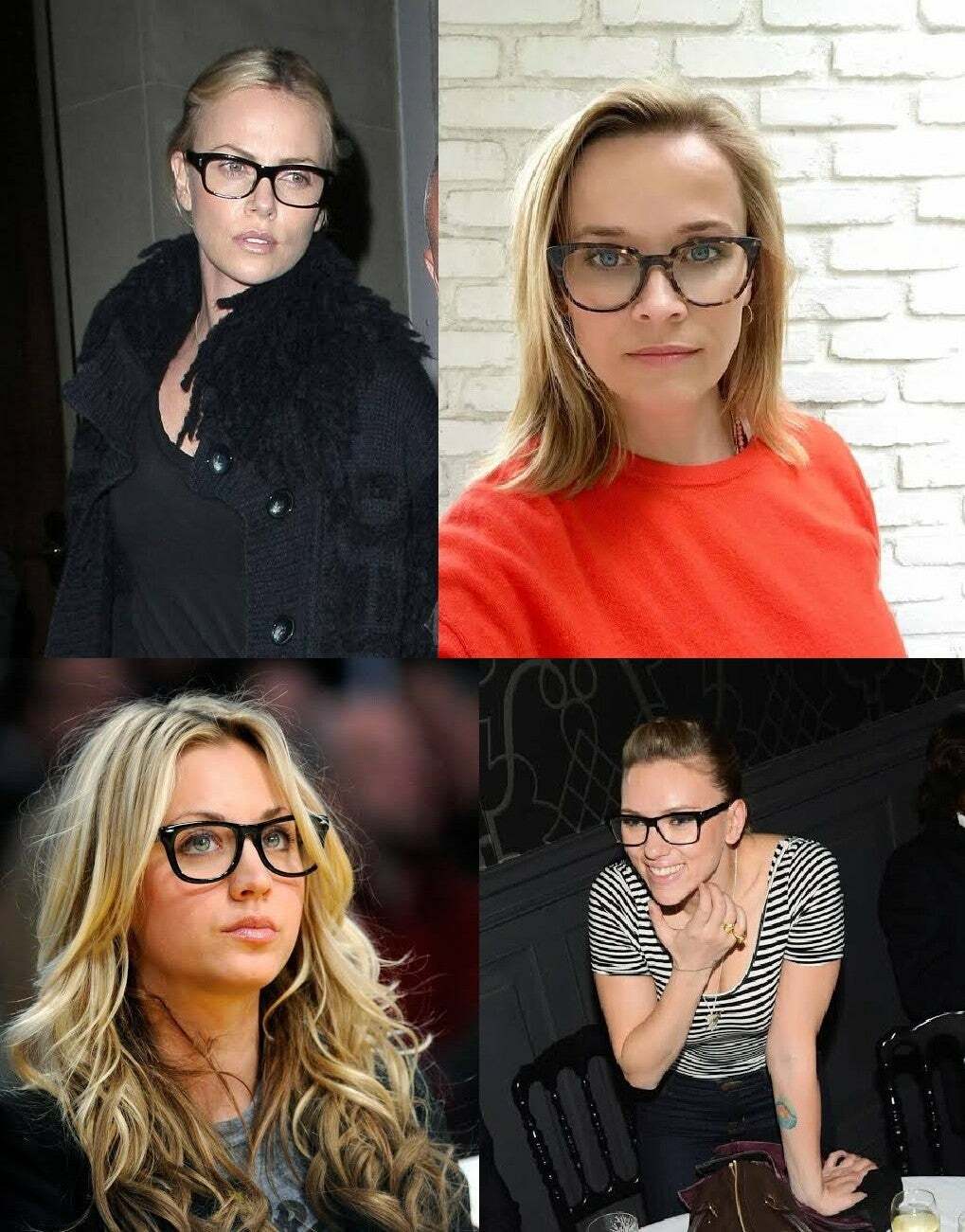 Whose Sex-Ed class would u take (it includes practical sessions with the teacher..)?? Chalize Theron / Reese Witherspoon / Kaley Cuoco / Scarlett Johansson