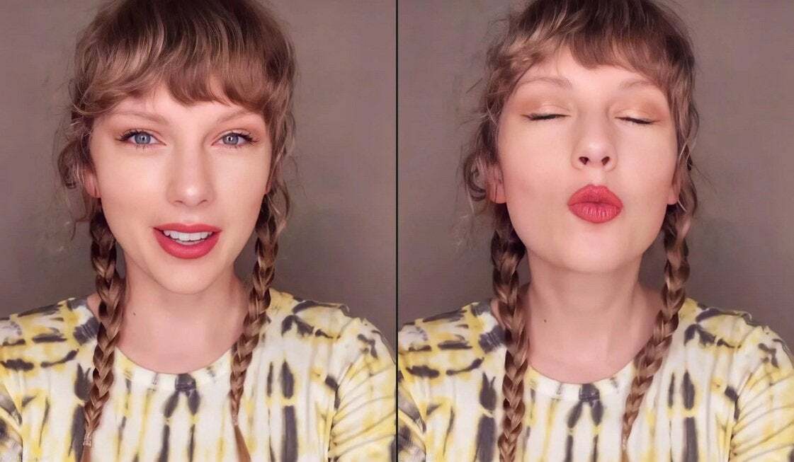 Taylor Swift surely gives the best cock kisses