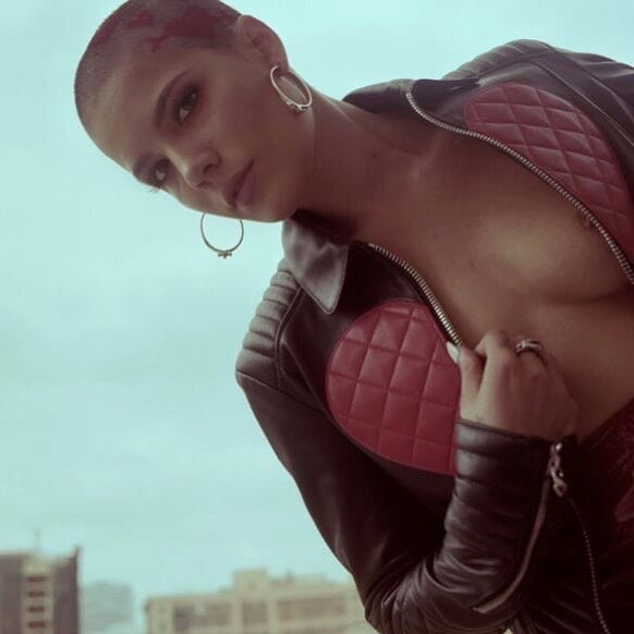 Halsey Braless (2 Photos)