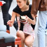 Lily-Rose Depp Upskirt (4 Photos)