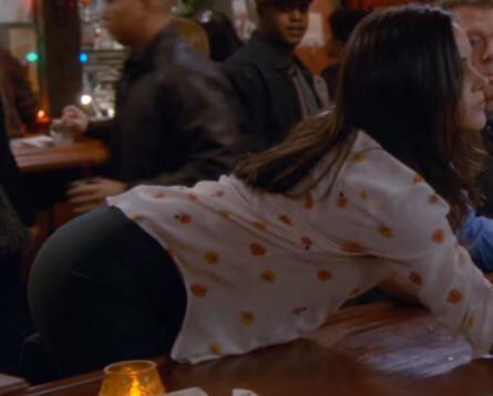 Melissa Fumero bending over