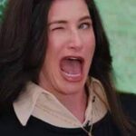 Kathryn Hahn when you just pulled your dick out of her mouth and got cum in her eye.
