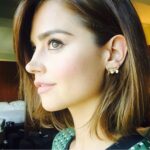 Jenna Coleman has the perfect side profile for a facial!