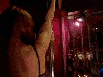 Jennifer Love Hewitt pole dancing in The Client List