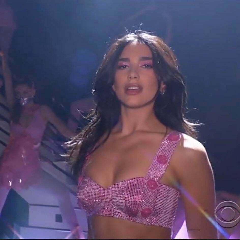 Dua Lipa so hot at the Grammys tonight